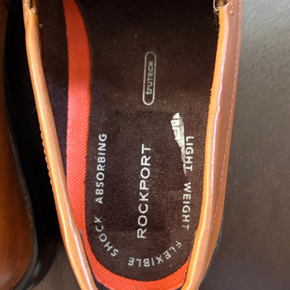 Rockport NEW Men's Tan Leather Slip-On Loafers Size 10 M - Picture 8 of 8